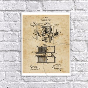 Photographic Camera Poster 1887 era Camera Design, 8x10&quot; camera patent print #4 Camera Art Download