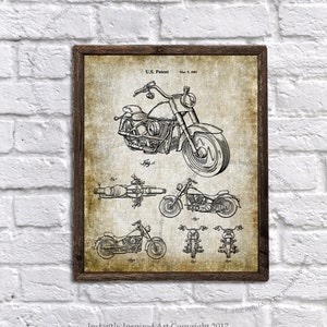 Harley Printable, Harley Motorcycle Patent Print #A3, , Harley Wall Print, Harley Art Print, Harley Wall Decor, Harley Art, INSTANT DOWNLOAD