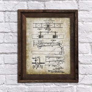 Aviation Decor Early Airplane Art Printable Digital download JPG file Aviation Poster Perfect Pilot Gift for Dad Gift for Him