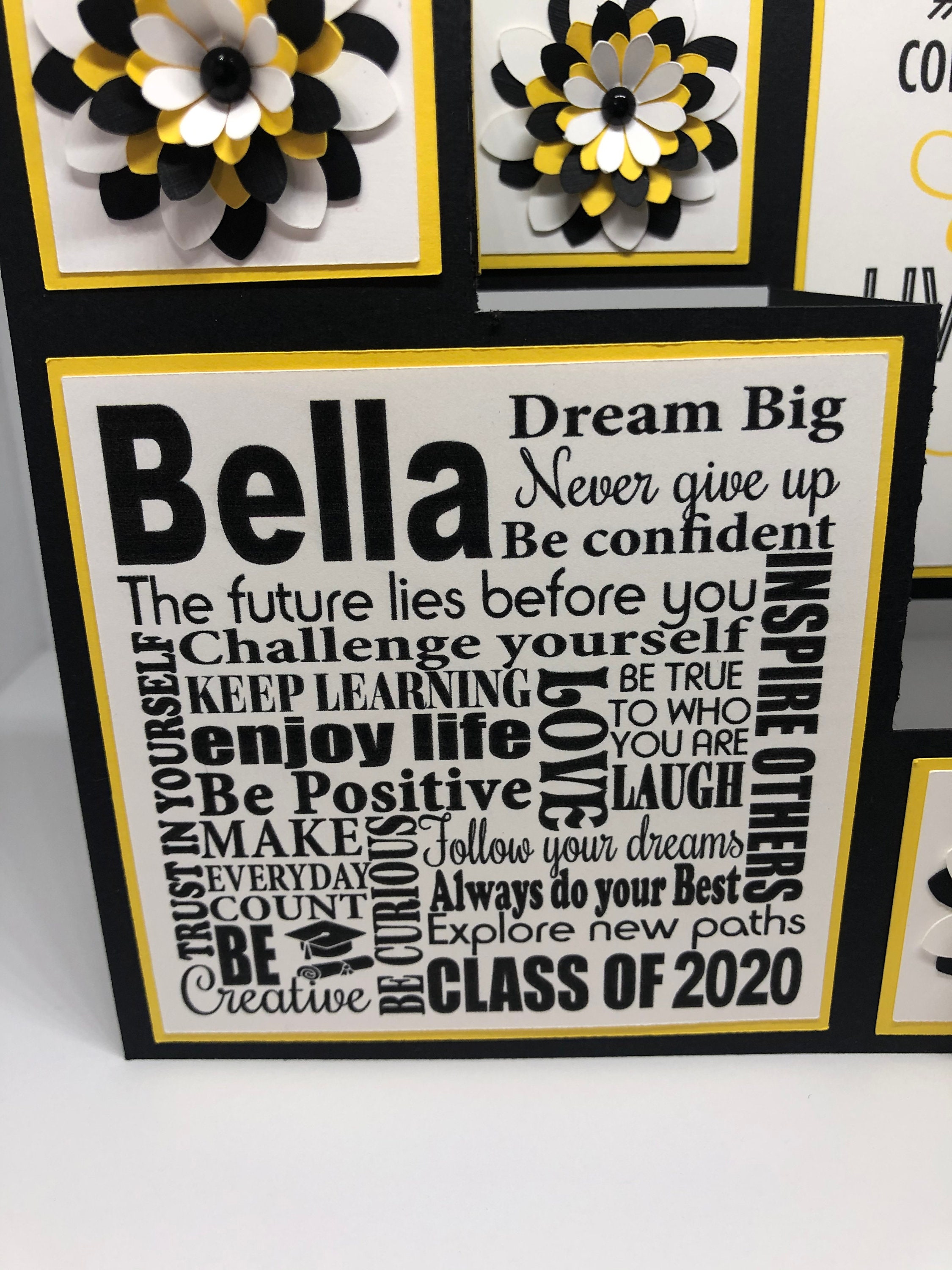 Tri Step Card 3 Step Graduation Card - Etsy
