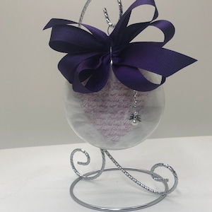 1 Corinthians 13:4-8 Love is patient Love is kind Bible verse Ornament