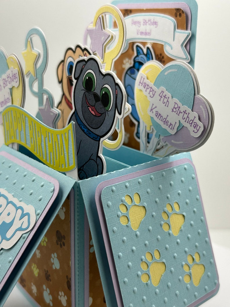 Puppy Dog Pals Boy Pop up Card - Etsy