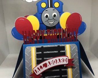 thomas the train cake pops