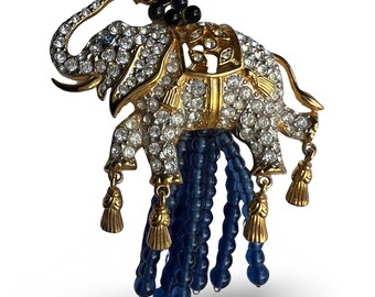 1994 Elizabeth Taylor for Avon Elephant Walk Brooch - Etsy Norway
