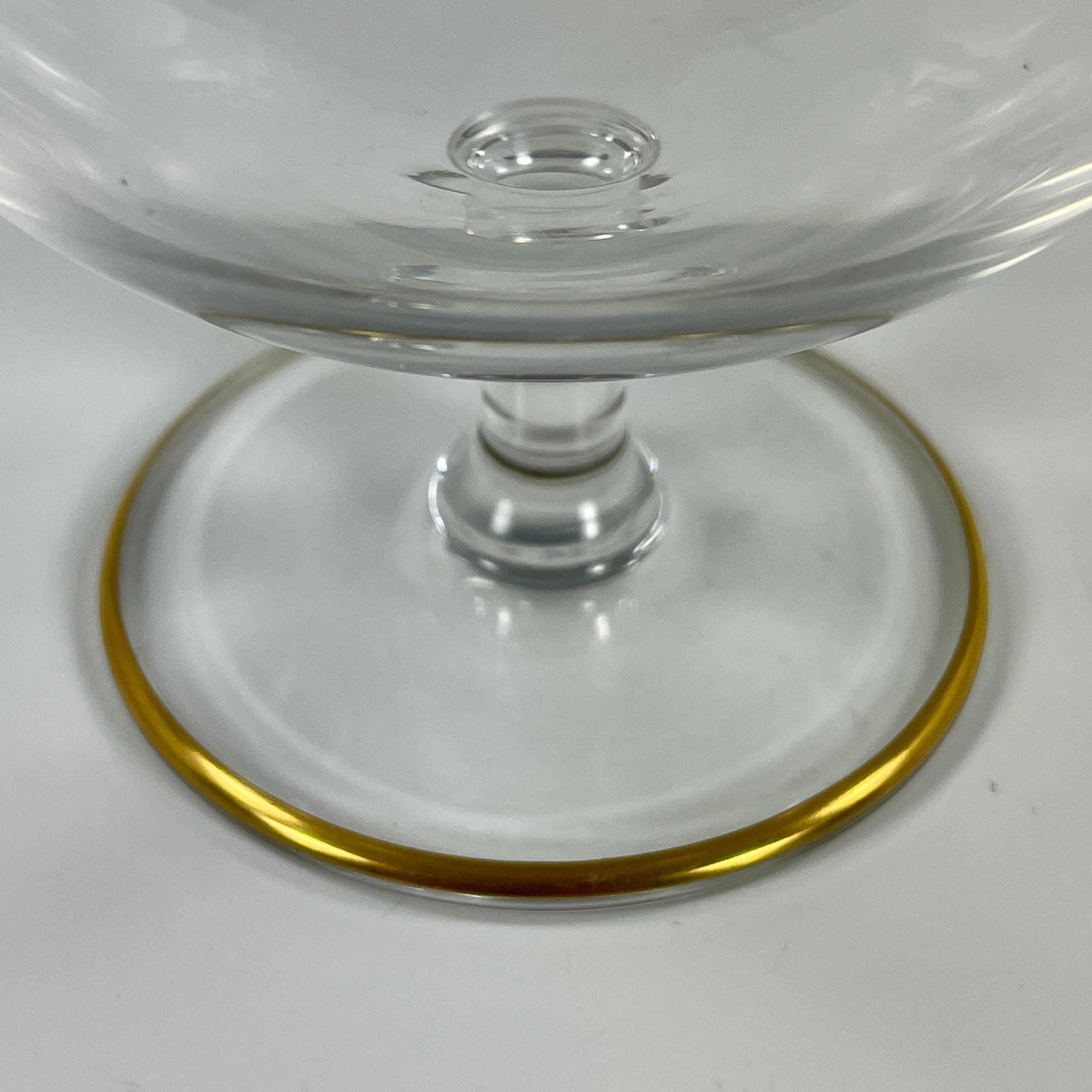 St Louis Brandy Snifter Thistle Gold Etsy