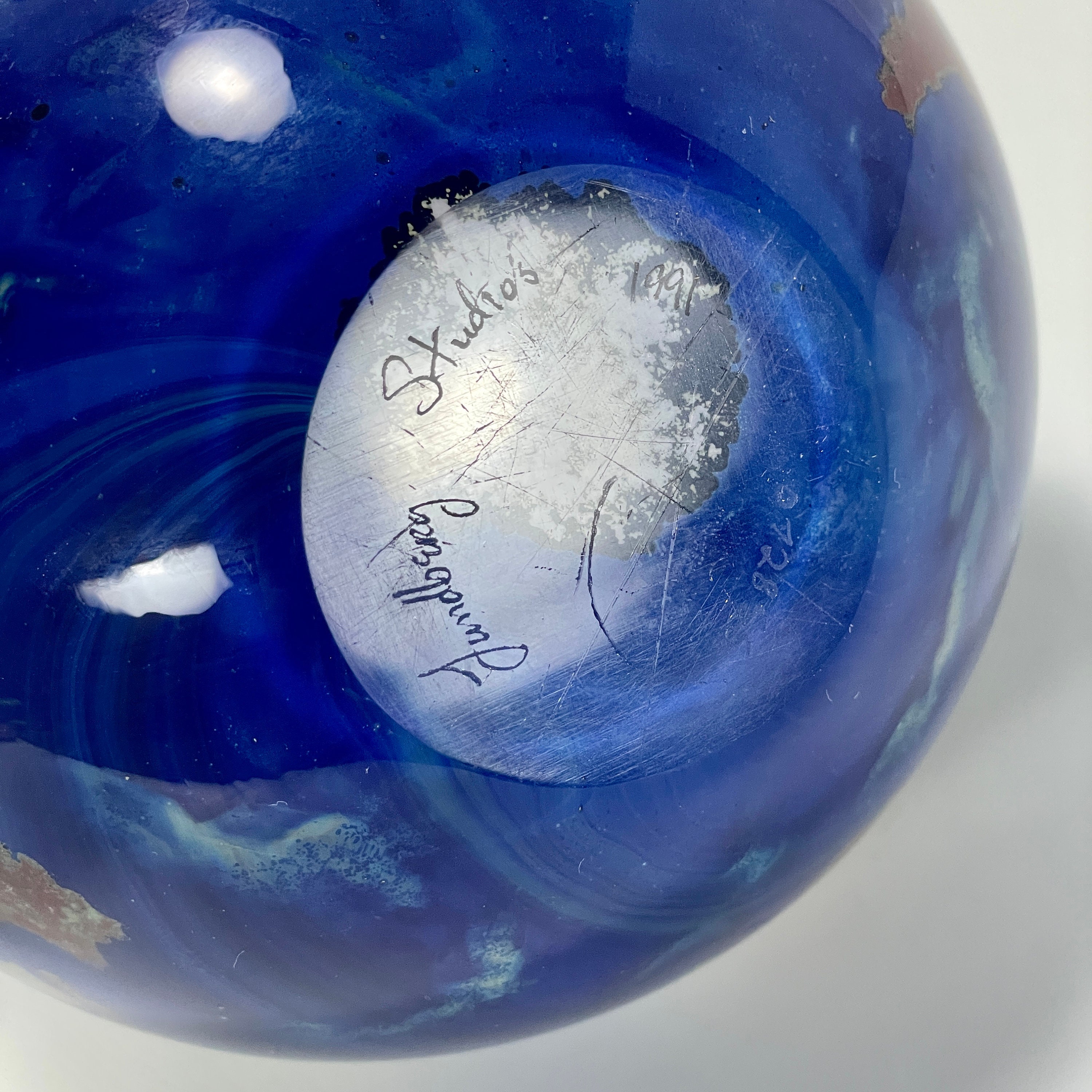Lundberg Studios Earth Globe Vase — # 072855 - Etsy