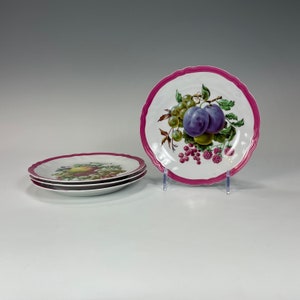 Rochard Le Seynie Limoges France Dessert Plates — Set of 4