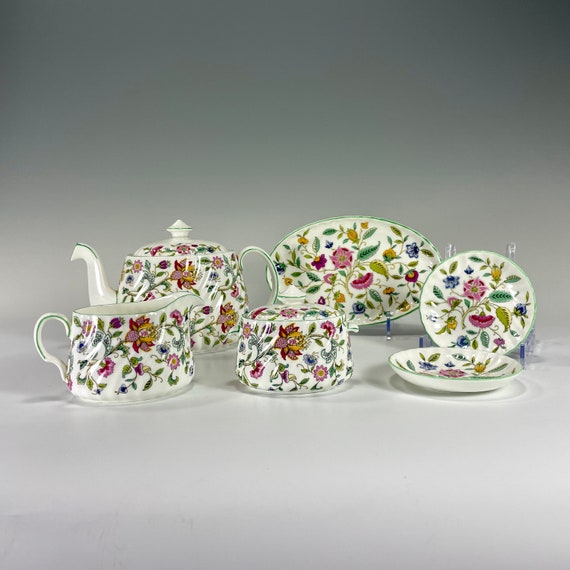 Minton Teapot Set Haddon Hall B1451 Etsy