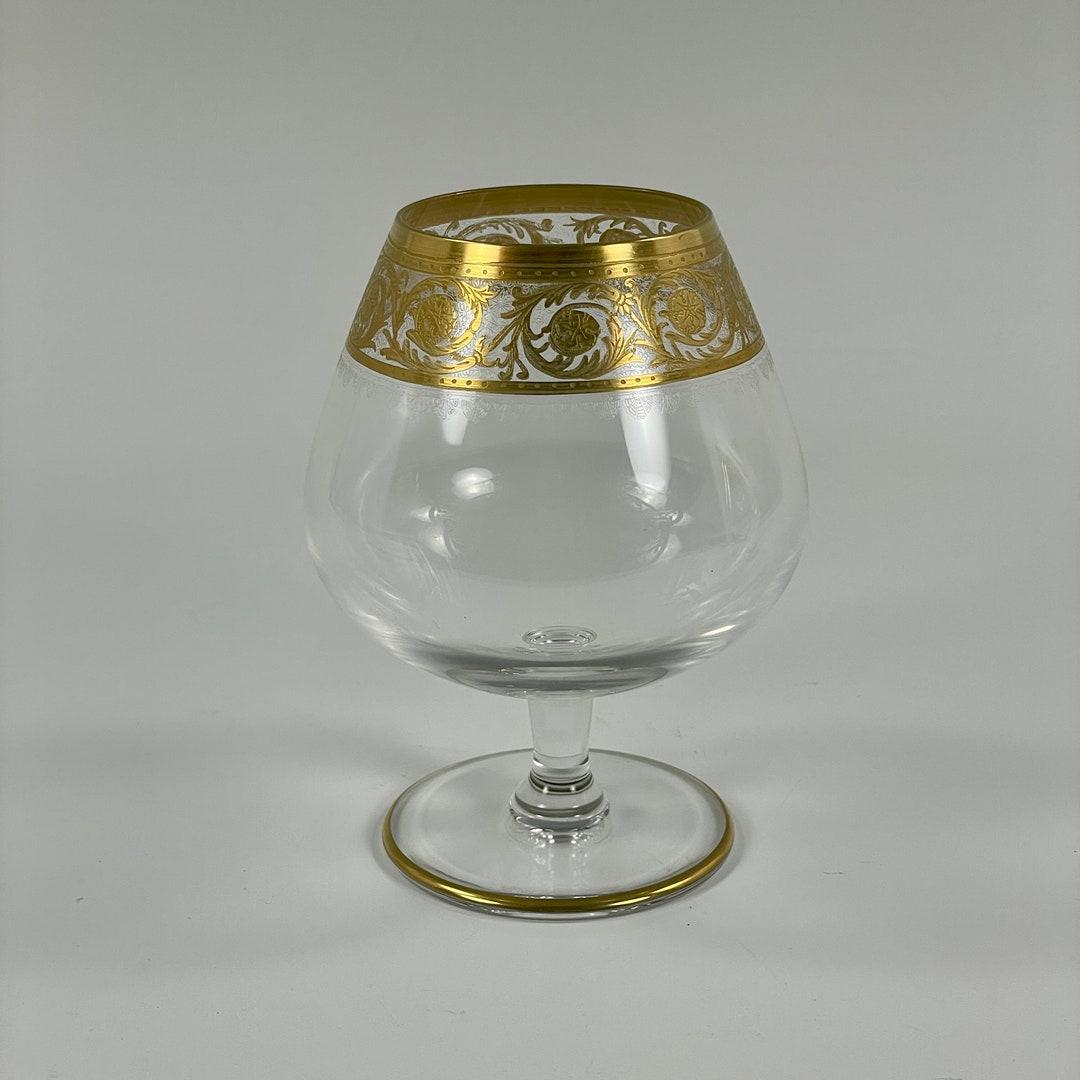 St Louis Brandy Snifter, Thistle Gold Etsy
