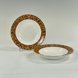 Set of 2 Wedgwood Bone China Persia 8” Soup Bowl