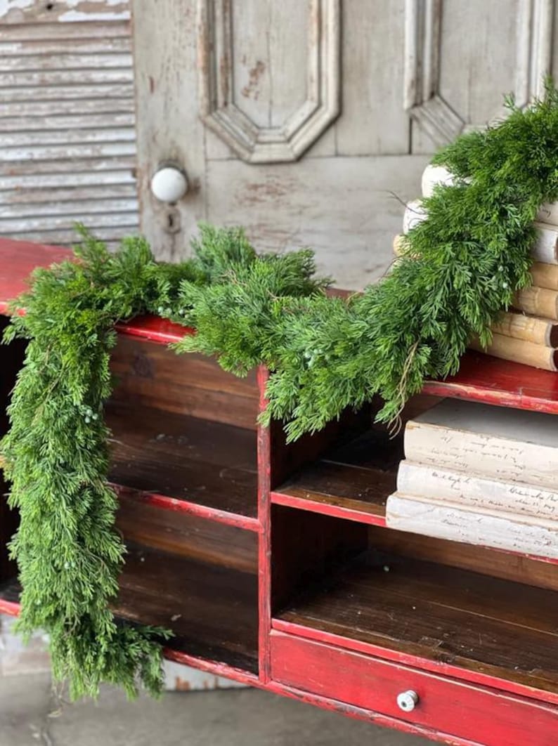BEST SELLER Real Touch Christmas Cedar Garland, Christmas Garland