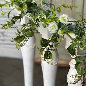 Wildflower Garland Garland for Mantle Spring Garland Fireplace Garland ...