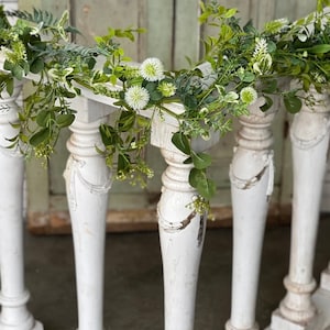 Wildflower Garland Garland for Mantle Spring Garland Fireplace Garland ...