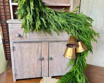 DELUXE Norfolk Pine Garland, EXTRA THICK Real Touch Christmas Garland
