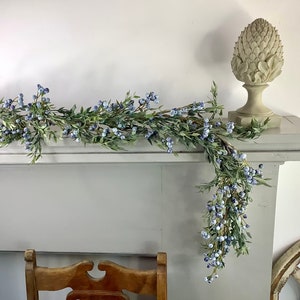 6 ft. Blueberry Fields Garland main image 0
