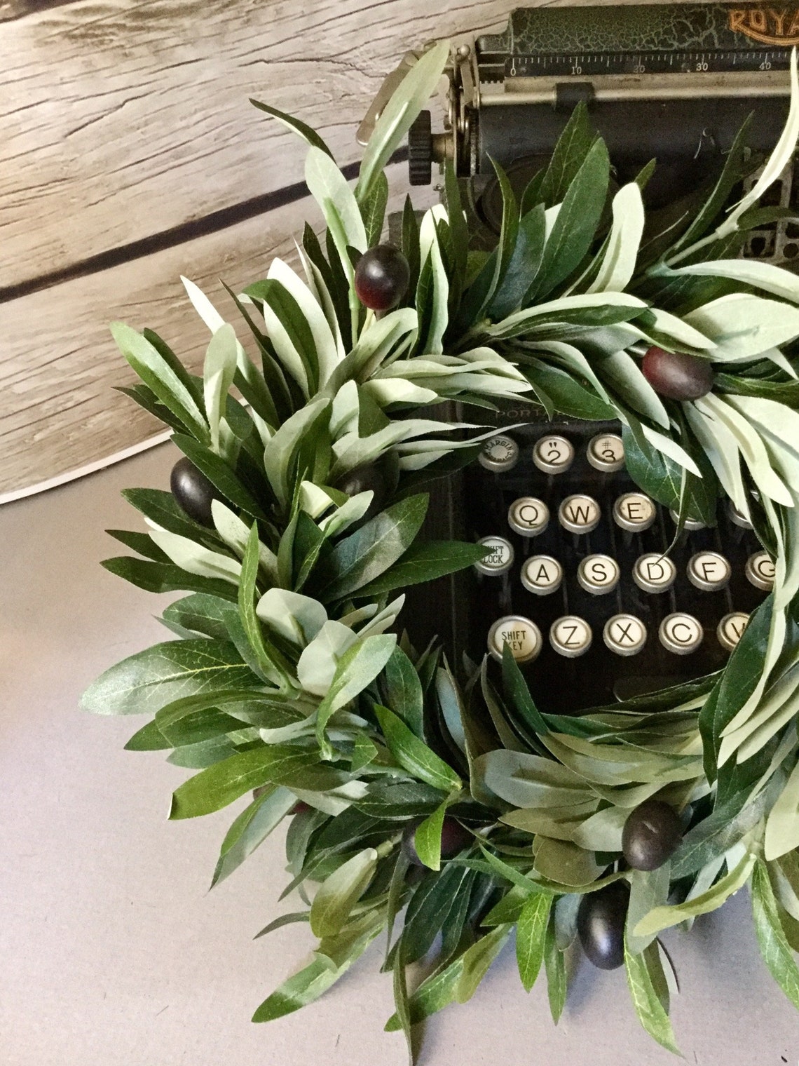 Olive Leaf Wreath Olive Branch Wreath Olive Home Decor | Etsy