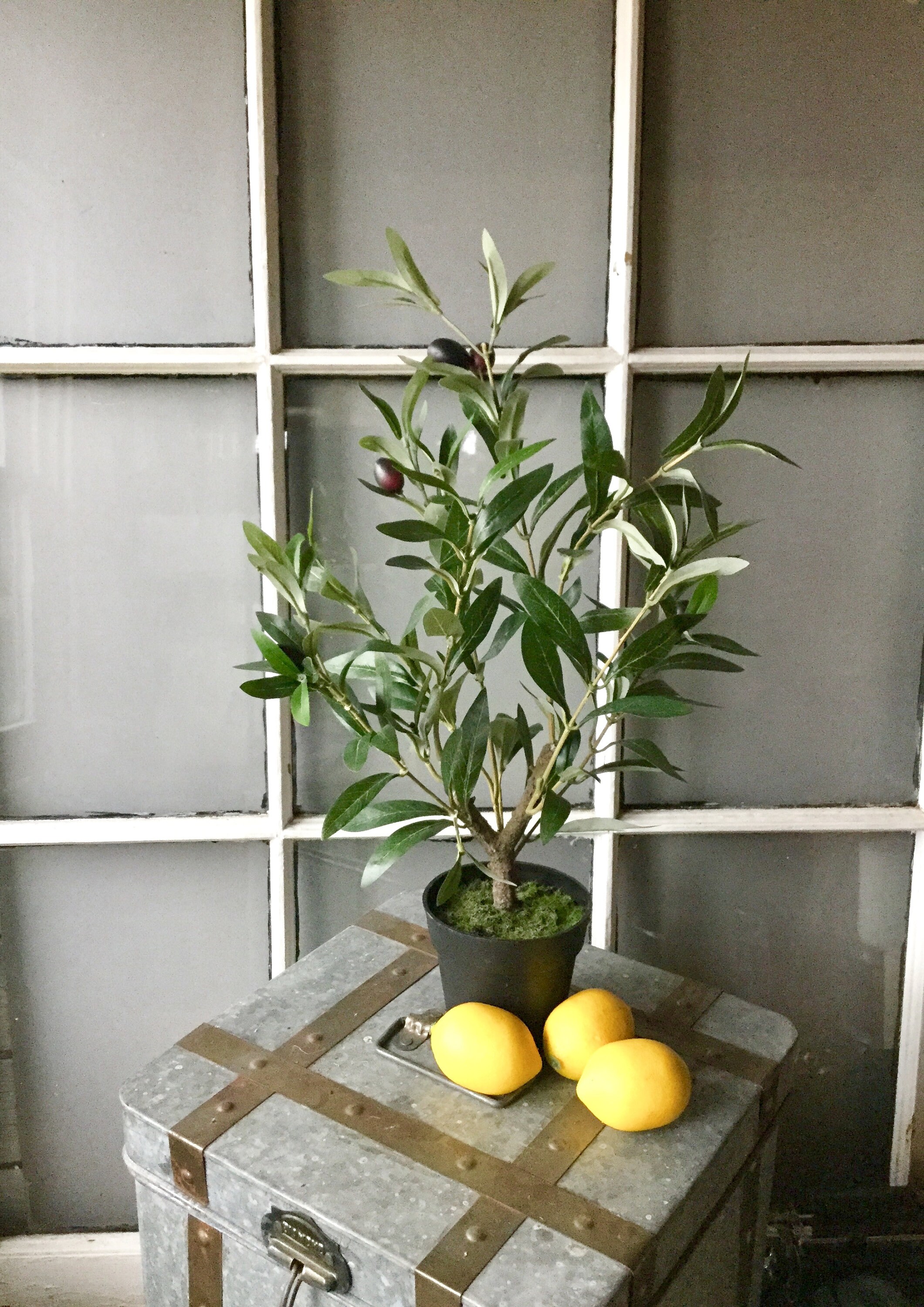 Artificial Olive Tree, Potted Olive Tree, Faux Olive Tree