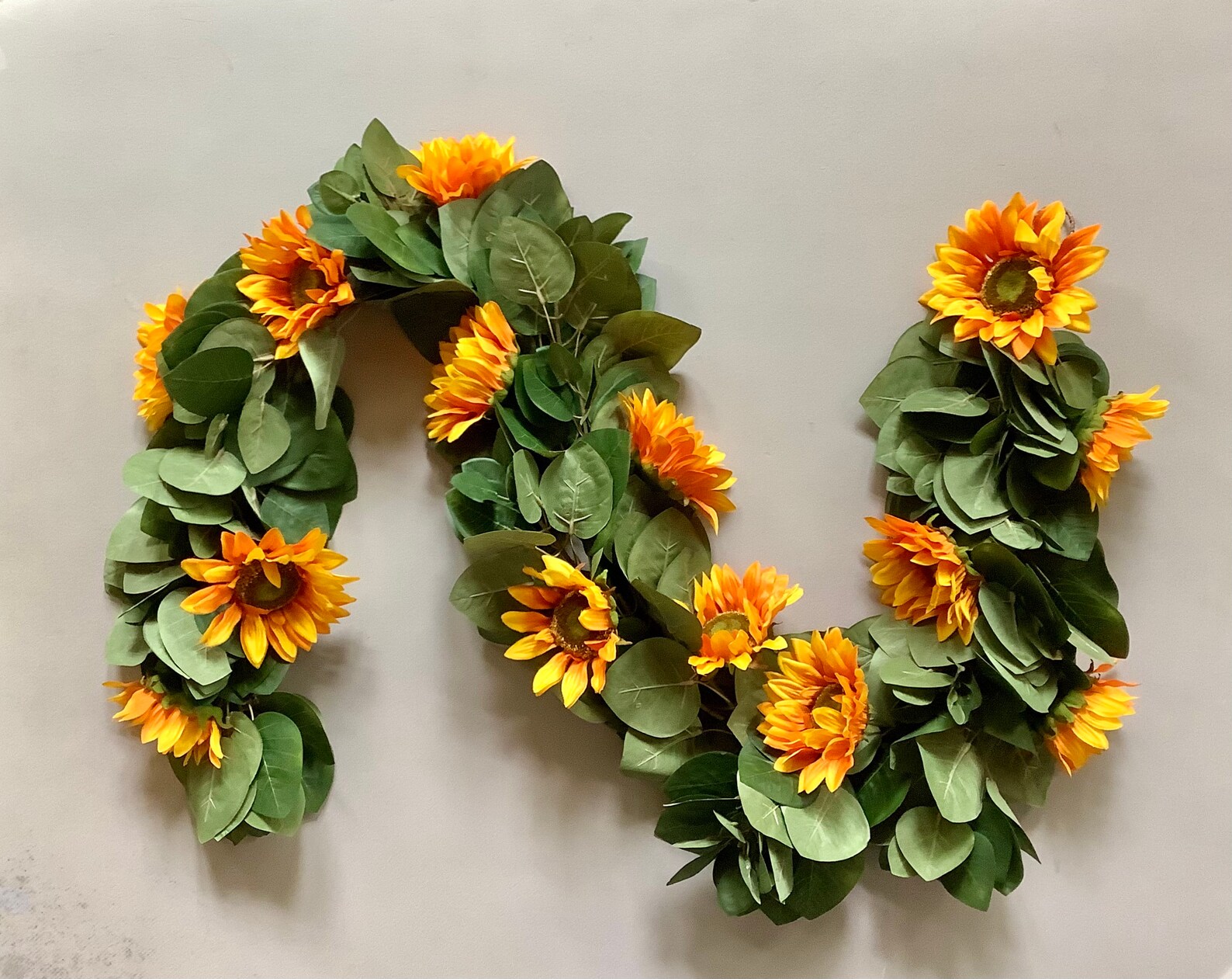 Sunflower Garland Summer Garland Garland for Mantle Etsy