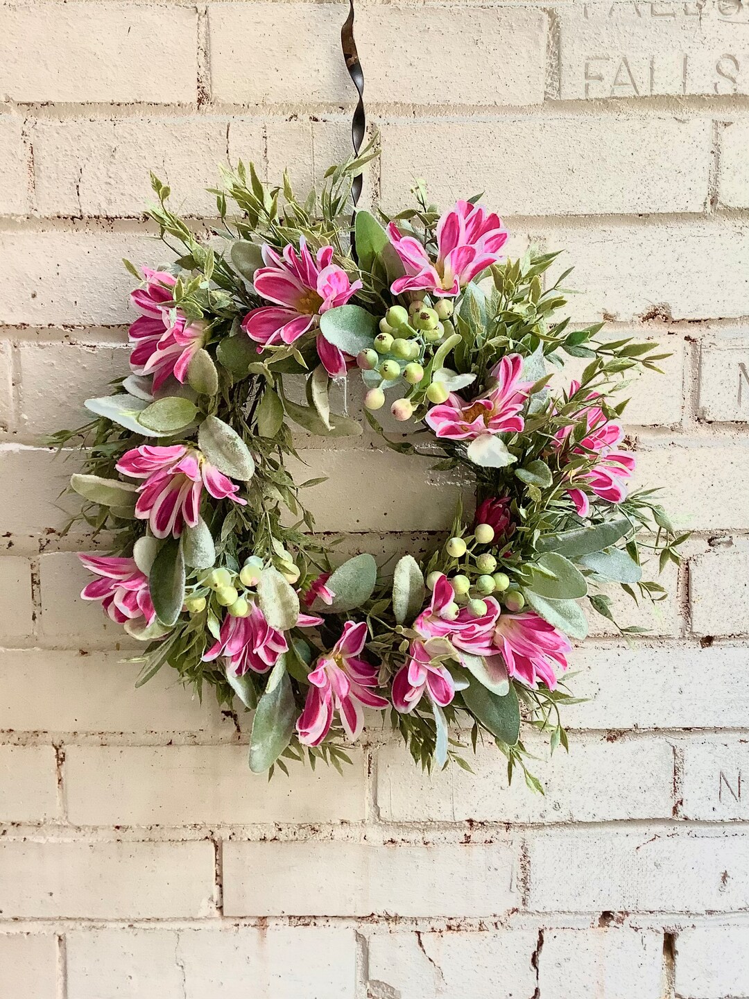 Summer Wreath Wreath for Door Front Door Wreath Candle Etsy