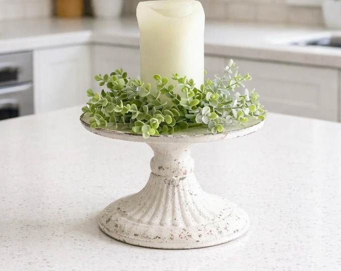 Fuzzy Lambs Ear Wreath