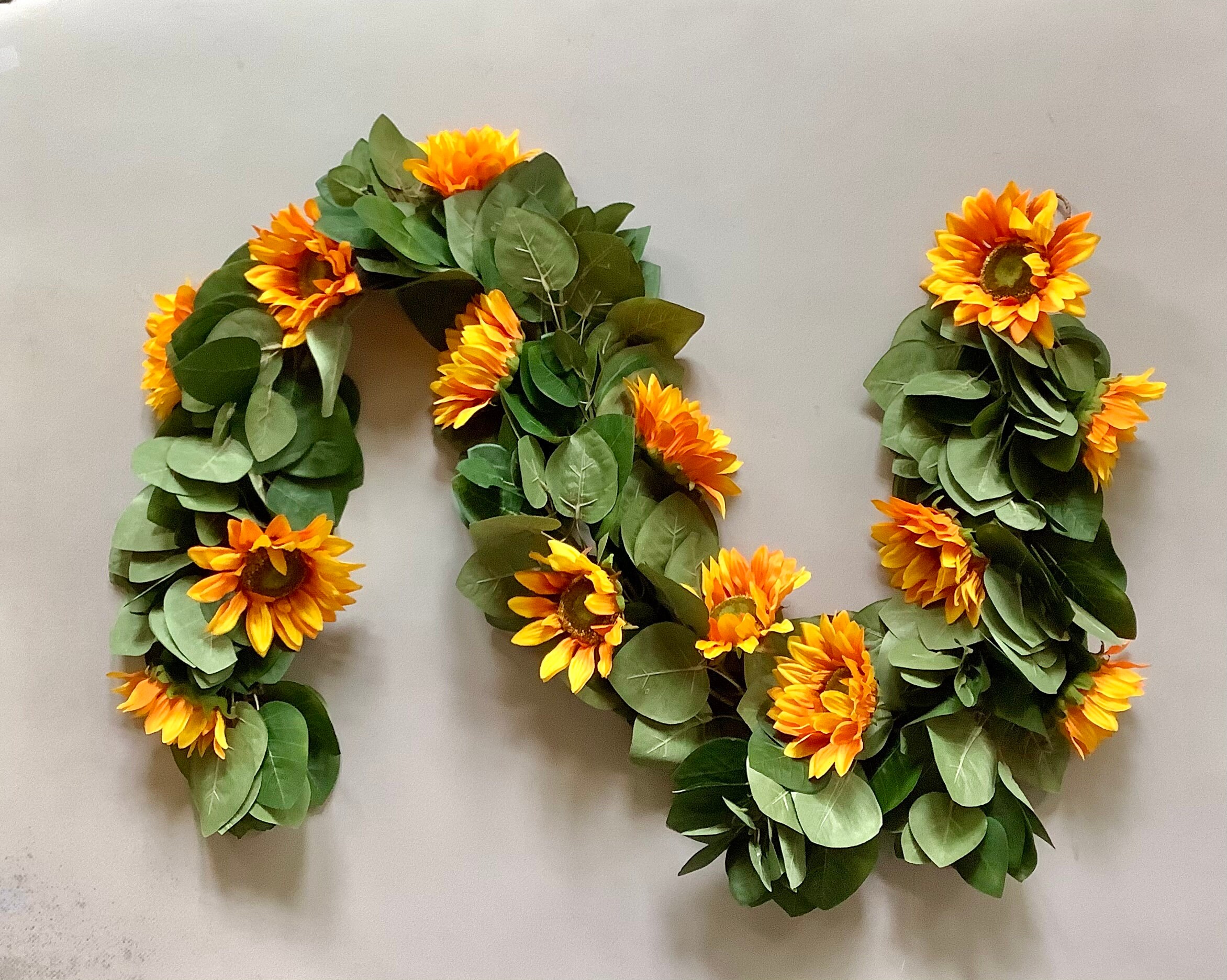 Sunflower Garland Summer Garland Garland for Mantle Etsy