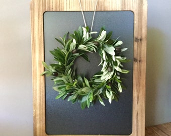 Olive Wreath, Olive Leaf Wreath, Olive Branch Wreath, Olive Home Decor, Olive Wedding Wreath, Faux Olive Wreath