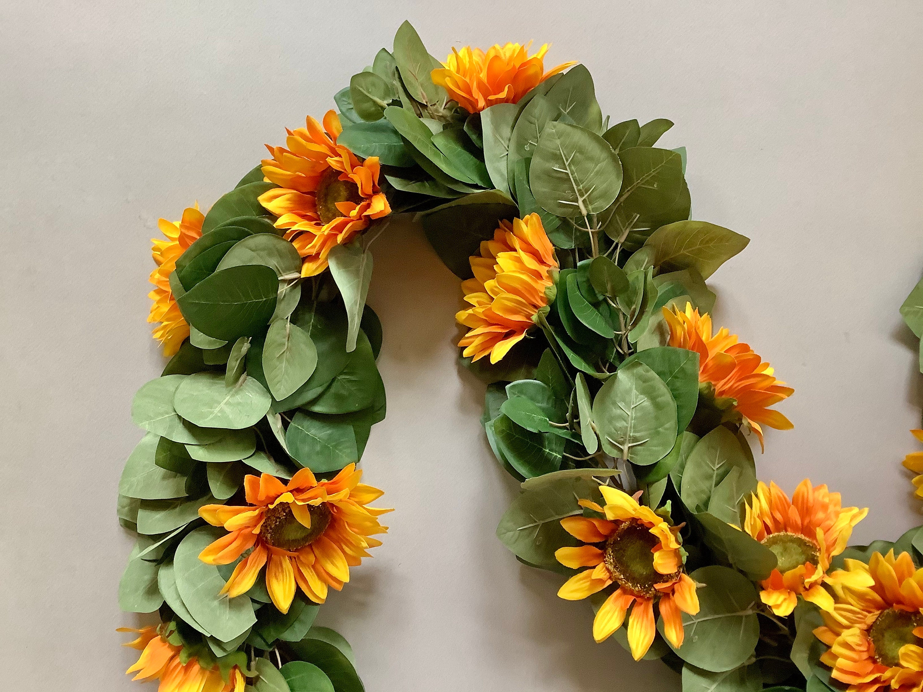 Sunflower Garland Summer Garland Garland for Mantle Etsy
