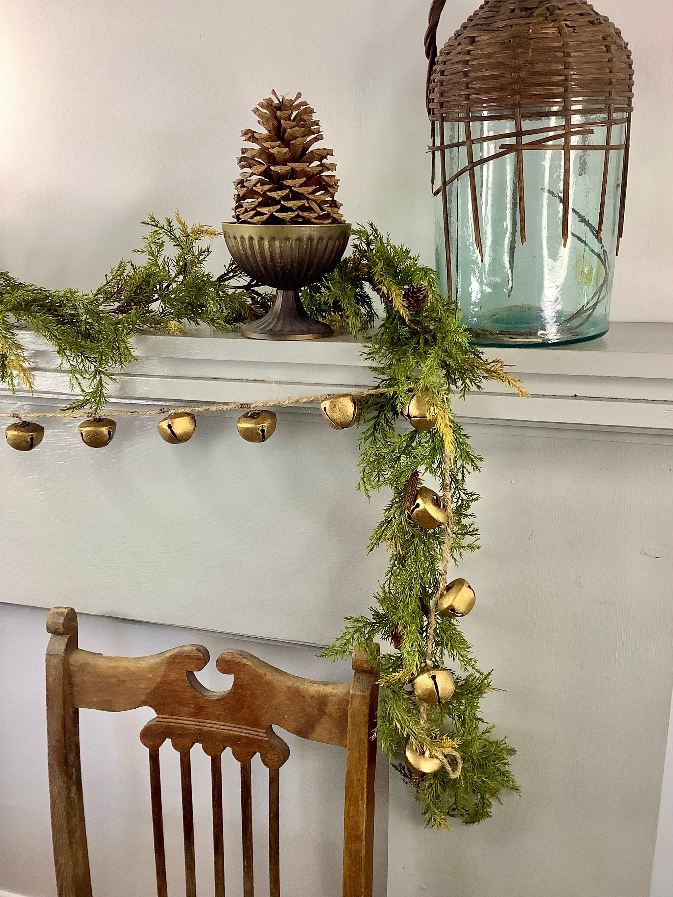 * vintage garland ୨୧  パピエマシェベルのついた ガーランド vintage garland ୨୧ パピエマシェベルのついた ガーランド