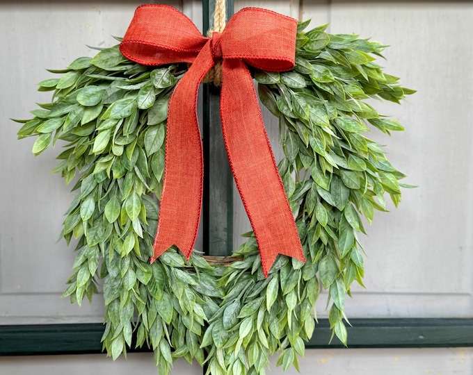 Fall Greenery Wreath, Fall French Door Decor, Kitchen Cabinet Fall Wreath, Window Wreath, Year Round Wreath, Apartment Door, Nursing Home