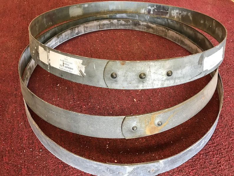 3 Wine Barrel Hoops / Rings Etsy