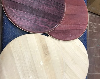 Wine Barrel Tops / Heads