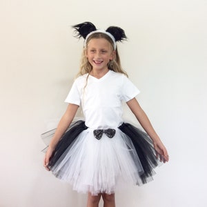 Panda costume, panda tutu costume,adult costume, baby costume, halloween costume, black white panda tutu, cosplay panda