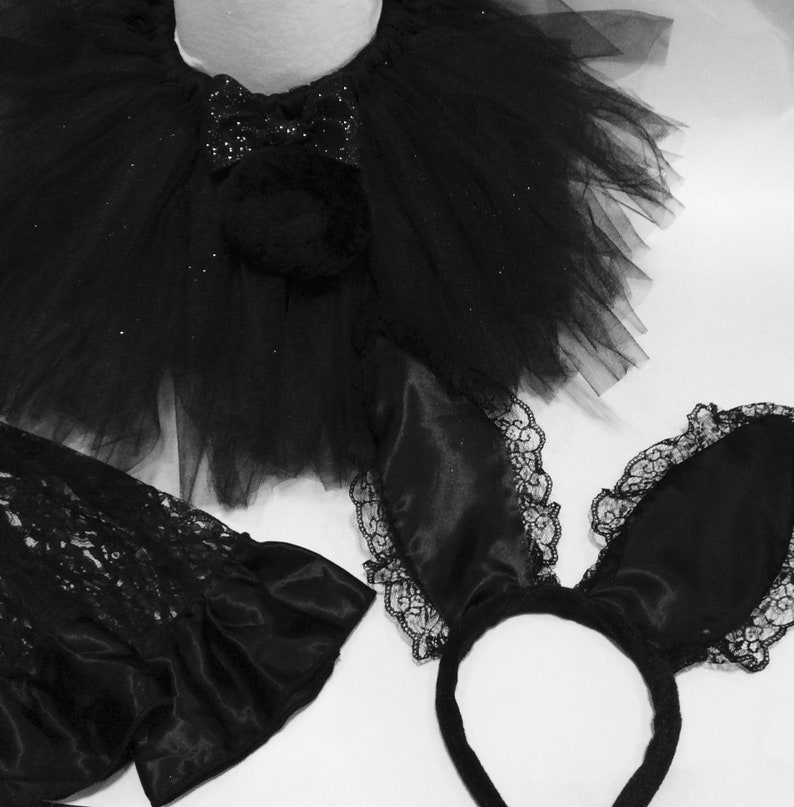 Black Bunny Costume Halloween Costume Sexy Rabbit Costume Etsy
