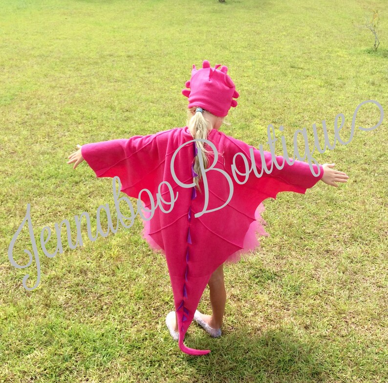 Girl Dragon Costume Pink Dragon Costume Pink Dragon Tutu Etsy