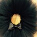 Daga - Shine & Glow Bow Tutu Dress - Black