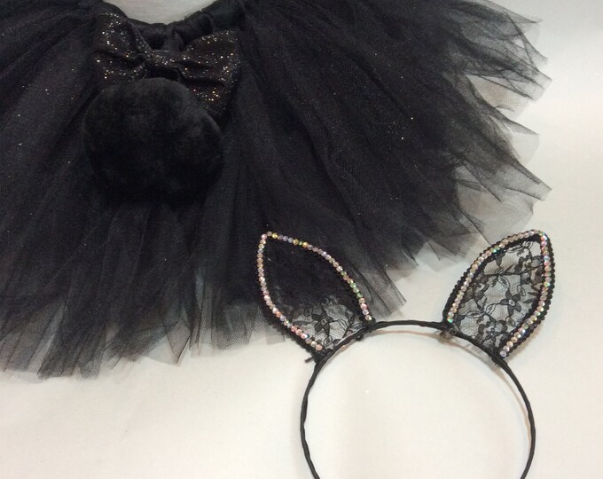 Black Bunny Halloween Costume