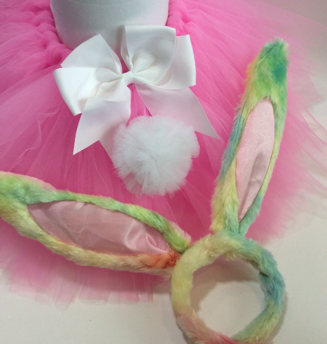 Colorful Rabbit Costume, Tie Dye Rabbit, Rabbit Halloween Costume
