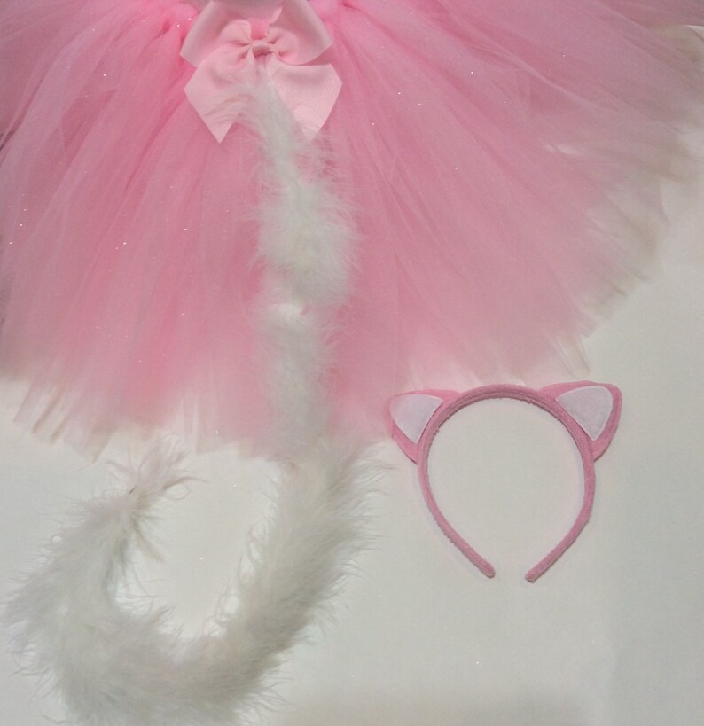 Pink Cat Costume Cat Costume Baby Cat Costume Halloween Cat Etsy