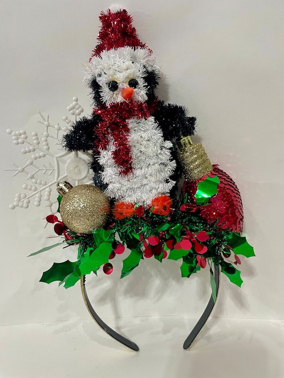 Christmas Penguin Headband Adult Christmas Christmas Tacky Christmas Party Ugly Outfit Ideas for your Ugly Christmas Sweater Party main image 4