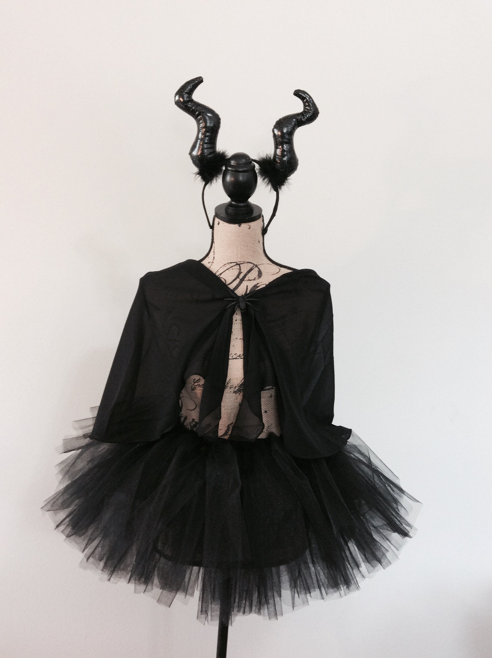 Devil Costume Black Devil Costume Black Dragon Black Dragon Etsy