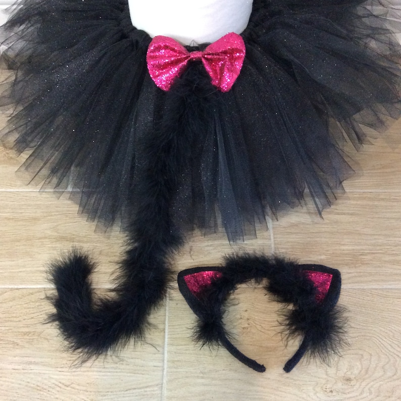 baby black cat costume