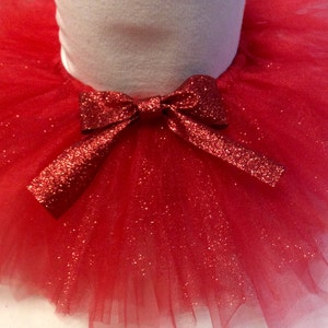 Red glitter tutu, red tutu, red baby tutu, christmas tutu, valentines tutu, 4th of july tutu, glitter tutu, red girl tutu, glitter tutu, red