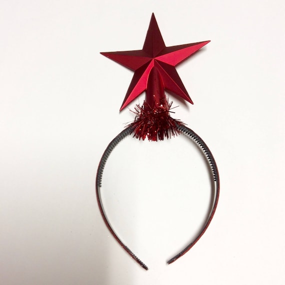 Diadema estrella de Navidad diadema de copa árbol Etsy