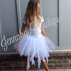ghost tutu, zombie tutu, mummy tutu, white Halloween tutu, white ghost tutu, zombie skirt, mummy skirt, Halloween costume