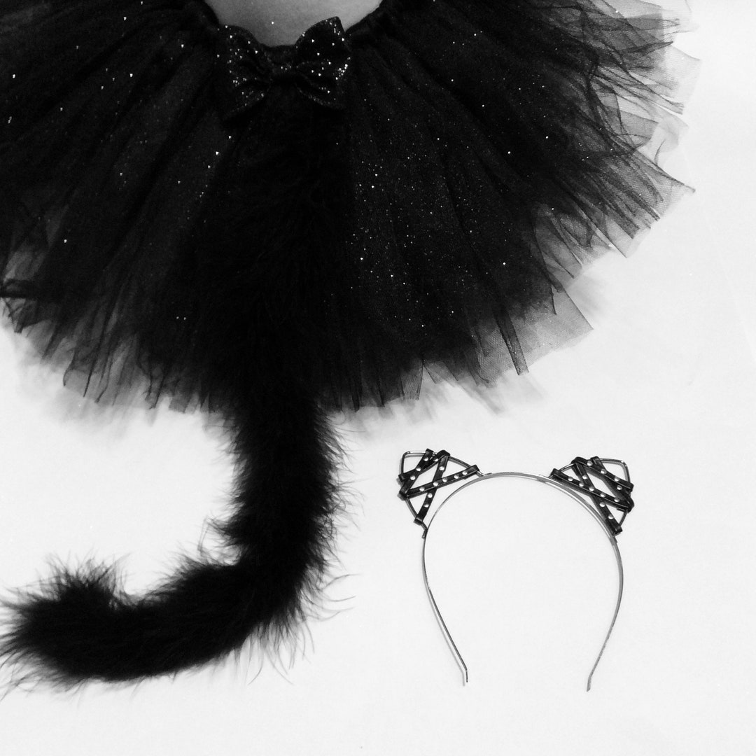 Cat Costume Black Cat Costumeadult Cat Costume Baby Cat Etsy