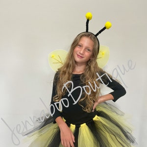 Bee costume, kids bee costume, bee halloween costume, bee wings, bee headband, bumble bee costume, bee tutu, bumble bee tutu, halloween baby