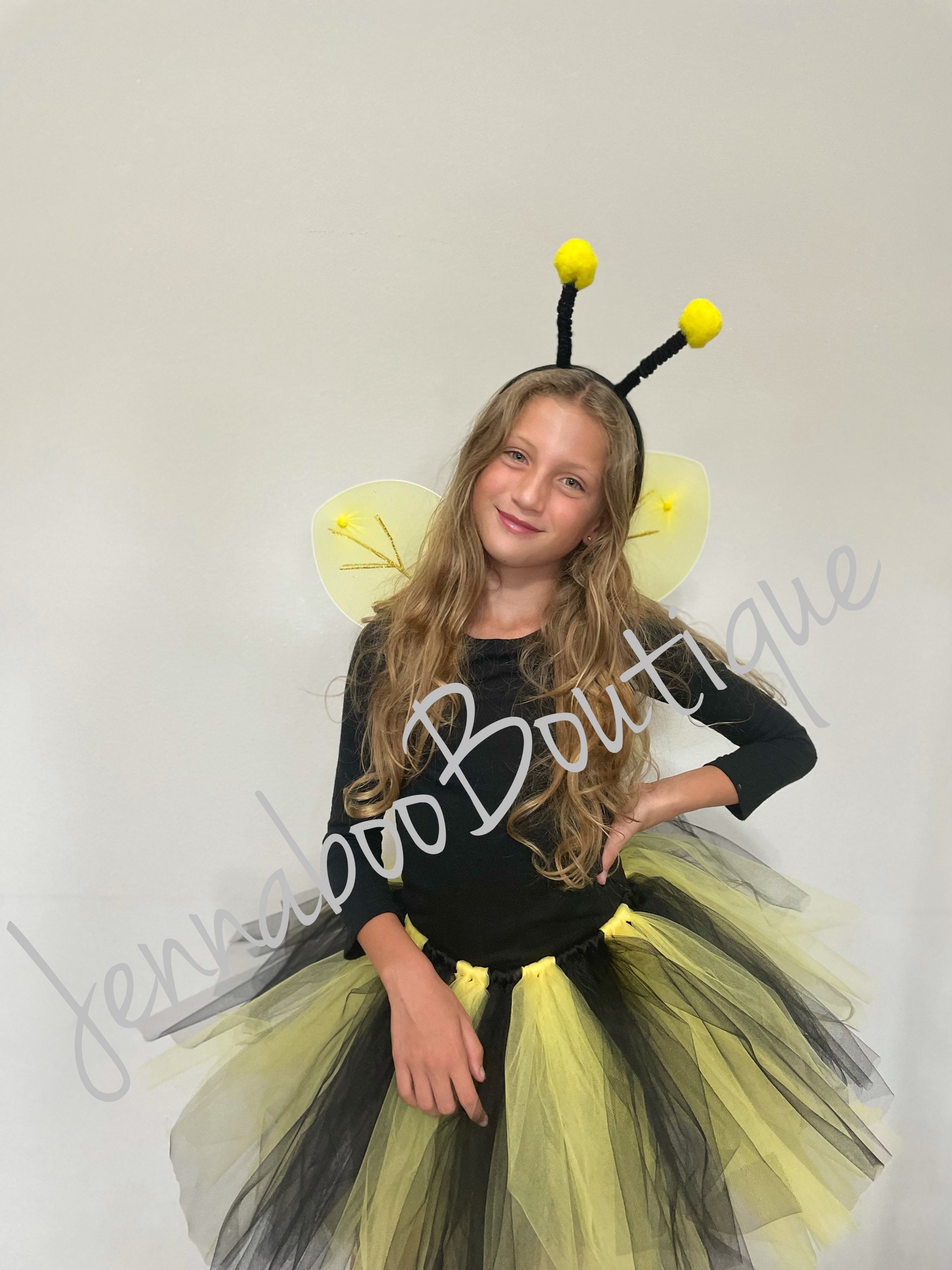 Last One Bee Tutu Dance Dress Ballet Costume w/ Antenna Wings Adult Medium 