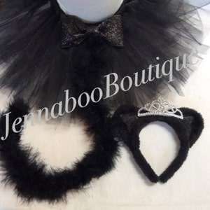 Cat costume, black cat costume, princess cat costume, adult cat costume, baby cat costume, halloween cat costume, black cat tutu