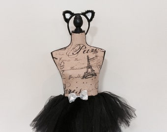 Cat costume, black cat costume,adult cat costume, baby cat costume, halloween cat costume, black cat tutu, girl cat costume, pink cat