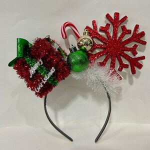 Christmas headband, funny Christmas headband, xmas headband, ugly Christmas headband, ugly Christmas sweater, tacky Christmas sweater